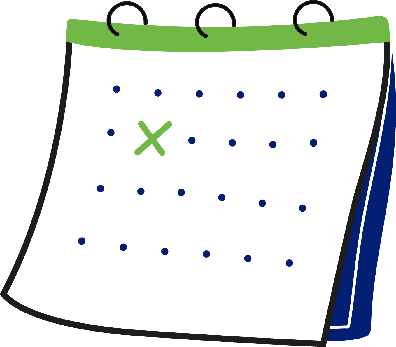 Kalender. Bestil nemt en tid til tømrerarbejde online, 