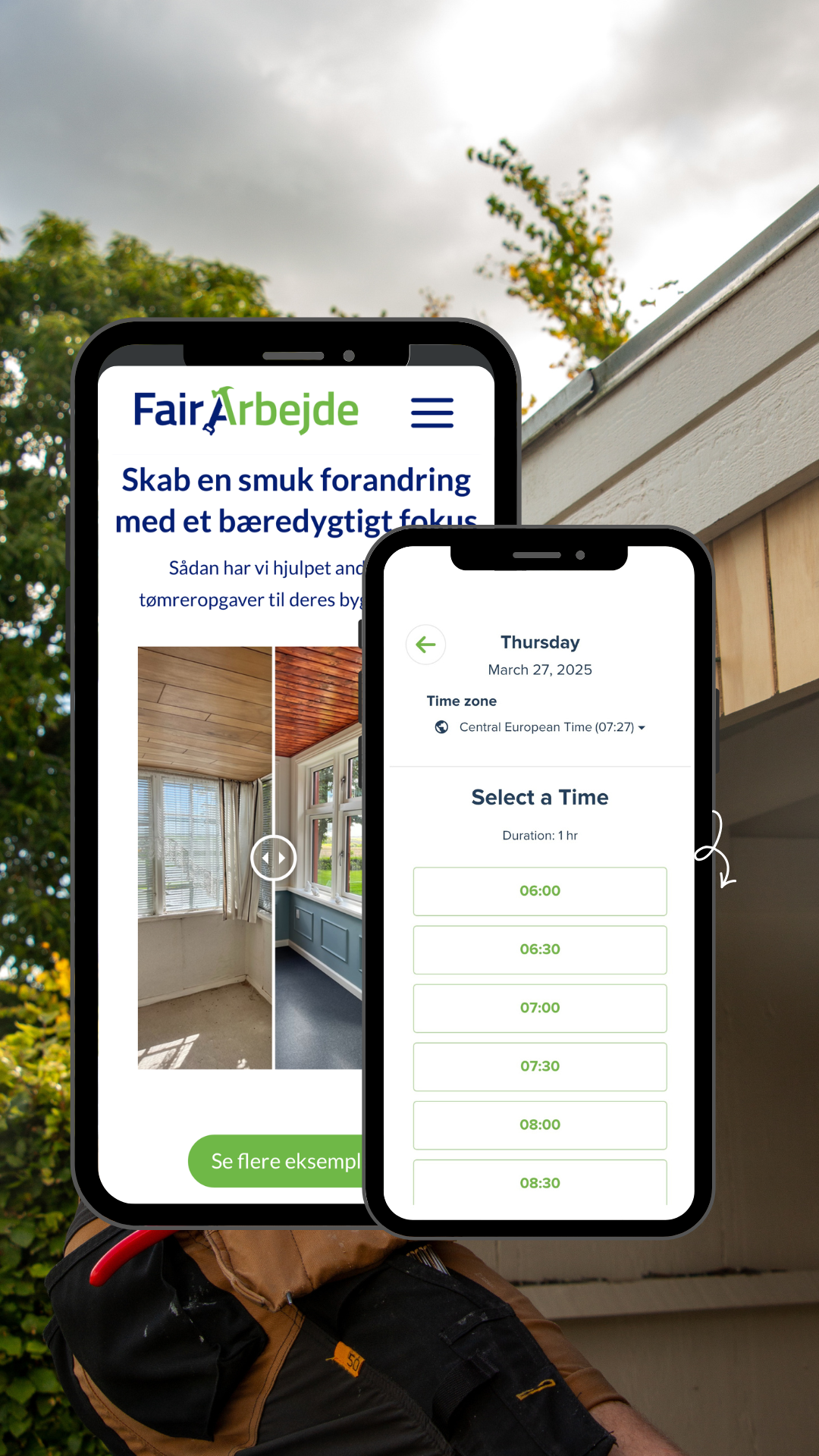 Fleksibel tømrer Aarhus